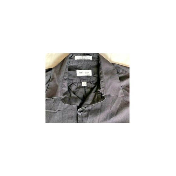 Vintage Vanheusen End on End - Men's Long Sleeve Shirt - Black - Size 15 32. - Picture 3 of 4